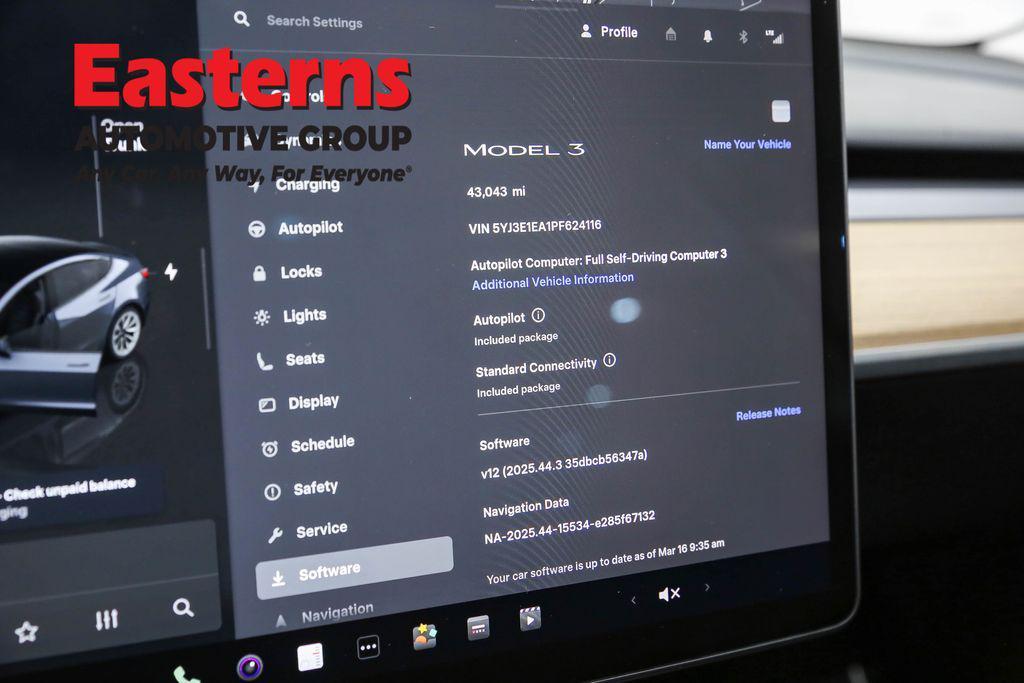 used 2023 Tesla Model 3 car, priced at $23,490