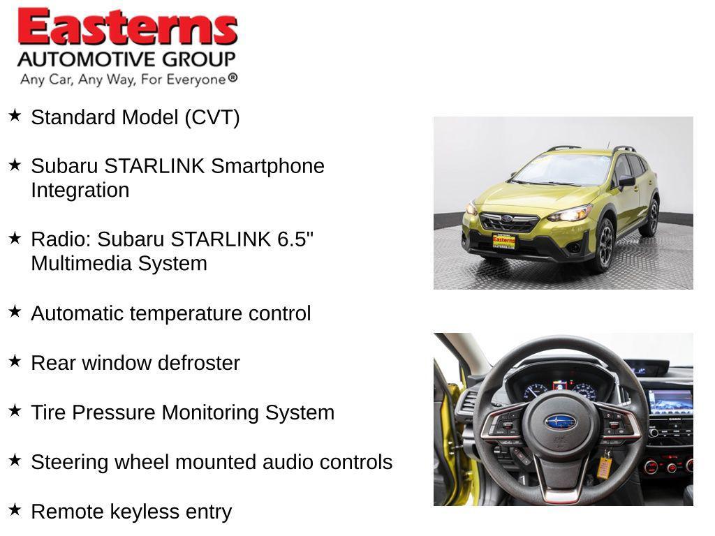 used 2021 Subaru Crosstrek car, priced at $16,950