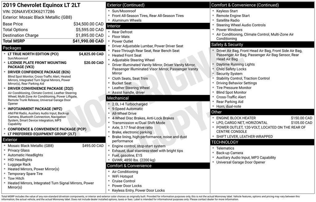 used 2019 Chevrolet Equinox car, priced at $11,975