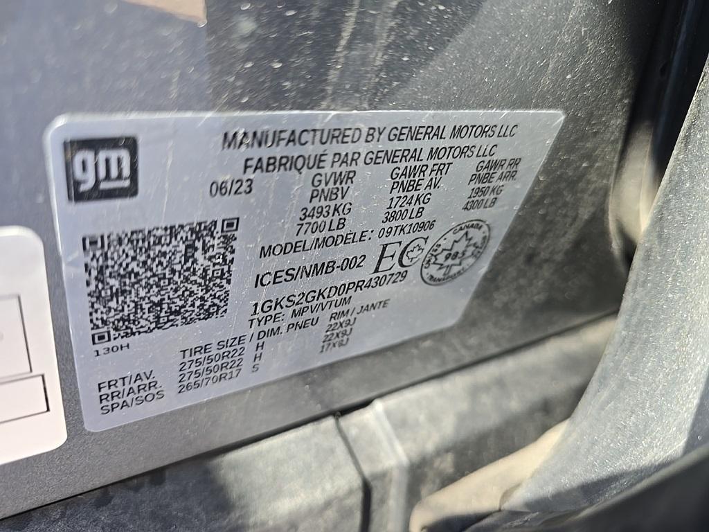 used 2023 GMC Yukon XL car, priced at $55,498