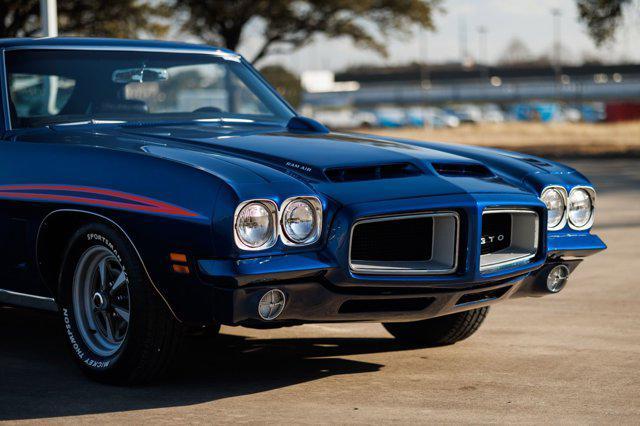 Adriatic Blue 1972 Pontiac GTO Ground Up Restoration