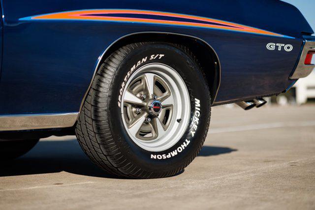 Adriatic Blue 1972 Pontiac GTO Ground Up Restoration