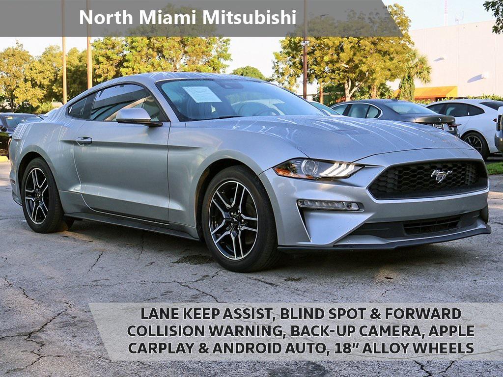 used 2021 Ford Mustang car, priced at $18,490