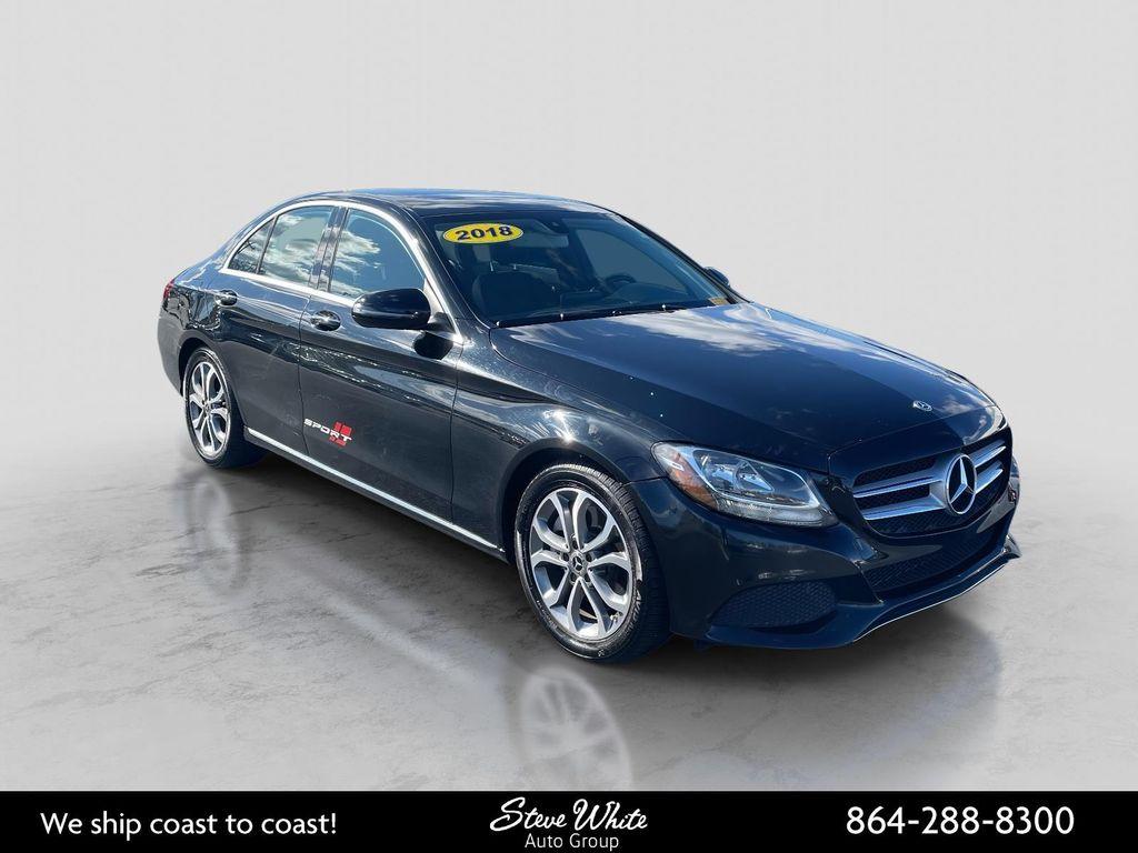 used 2018 Mercedes-Benz C-Class car, priced at $15,995