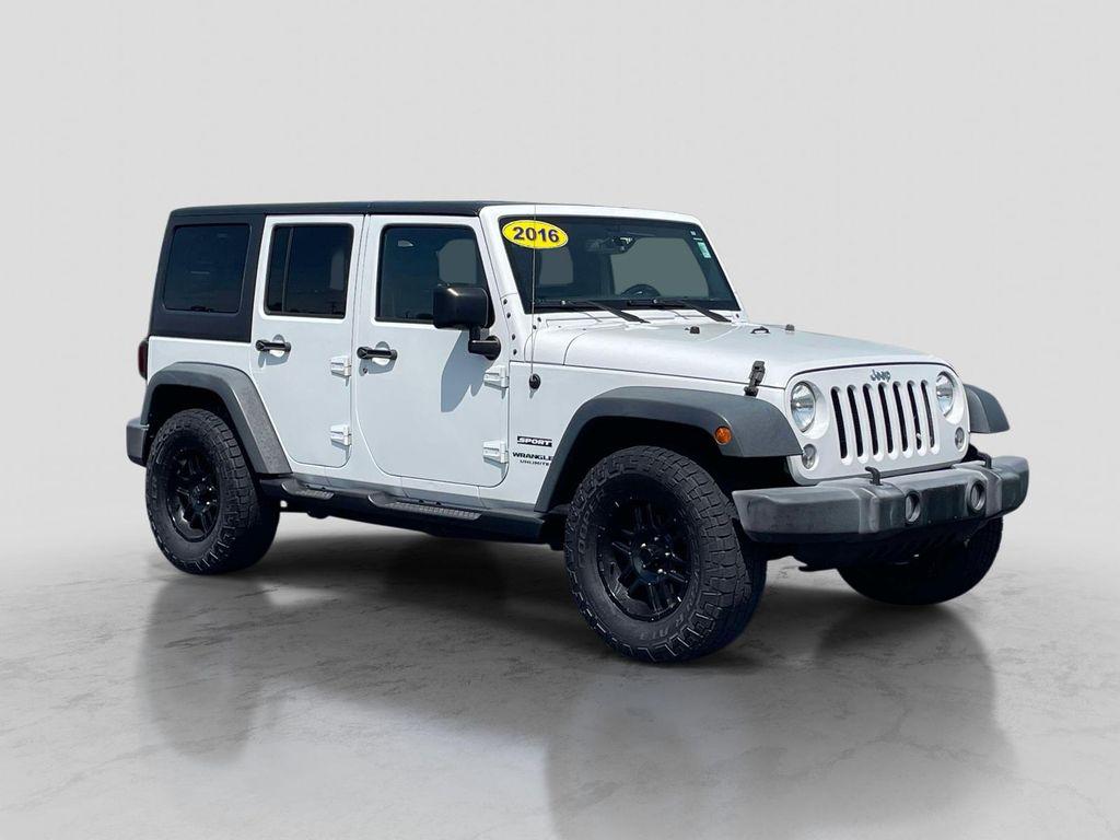 used 2016 Jeep Wrangler Unlimited car, priced at $16,995
