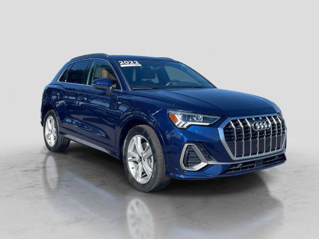 2022 Audi Q3 in Navarra Blue Metallic for sale in the USA