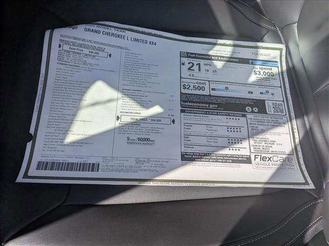 new 2025 Jeep Grand Cherokee L car, priced at $46,491