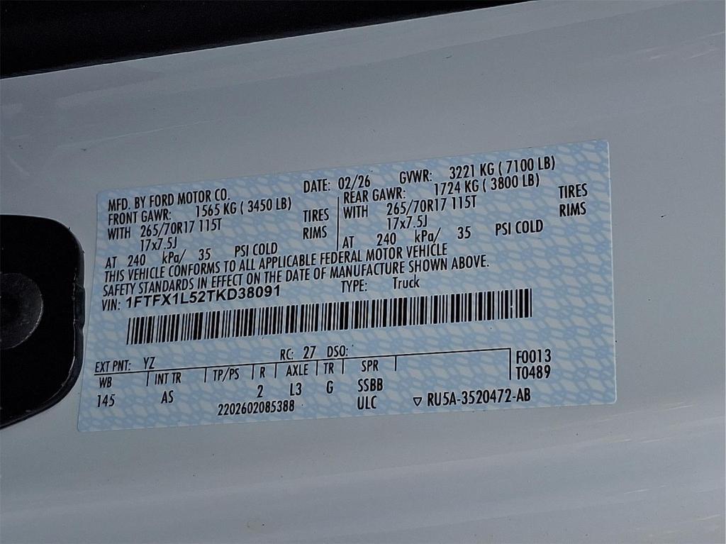 new 2026 Ford F-150 car, priced at $49,606