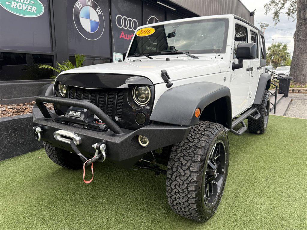 used 2016 Jeep Wrangler Unlimited car, priced at $15,995
