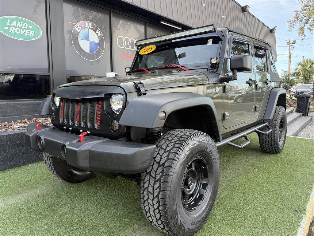 used 2015 Jeep Wrangler Unlimited car, priced at $15,995