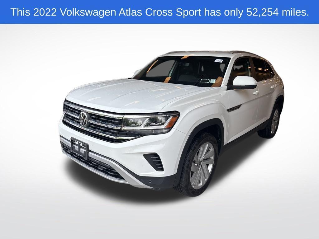used 2022 Volkswagen Atlas Cross Sport car, priced at $24,495