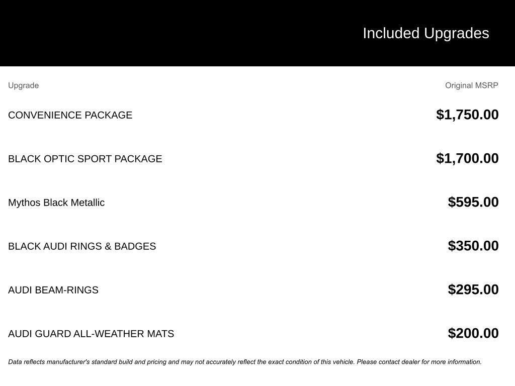 used 2025 Audi Q3 car, priced at $36,995