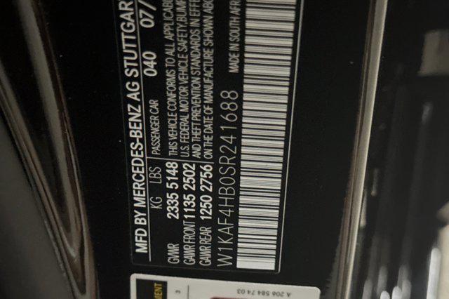 new 2025 Mercedes-Benz C-Class car, priced at $52,115