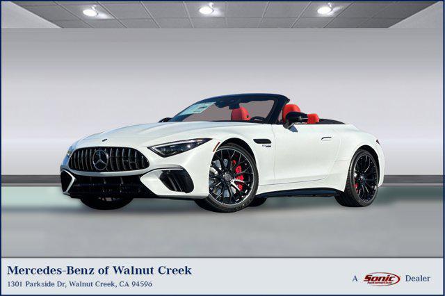 new 2026 Mercedes-Benz AMG SL 55 car, priced at $151,180