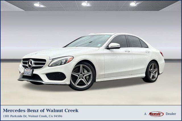 used 2018 Mercedes-Benz C-Class car, priced at $11,999
