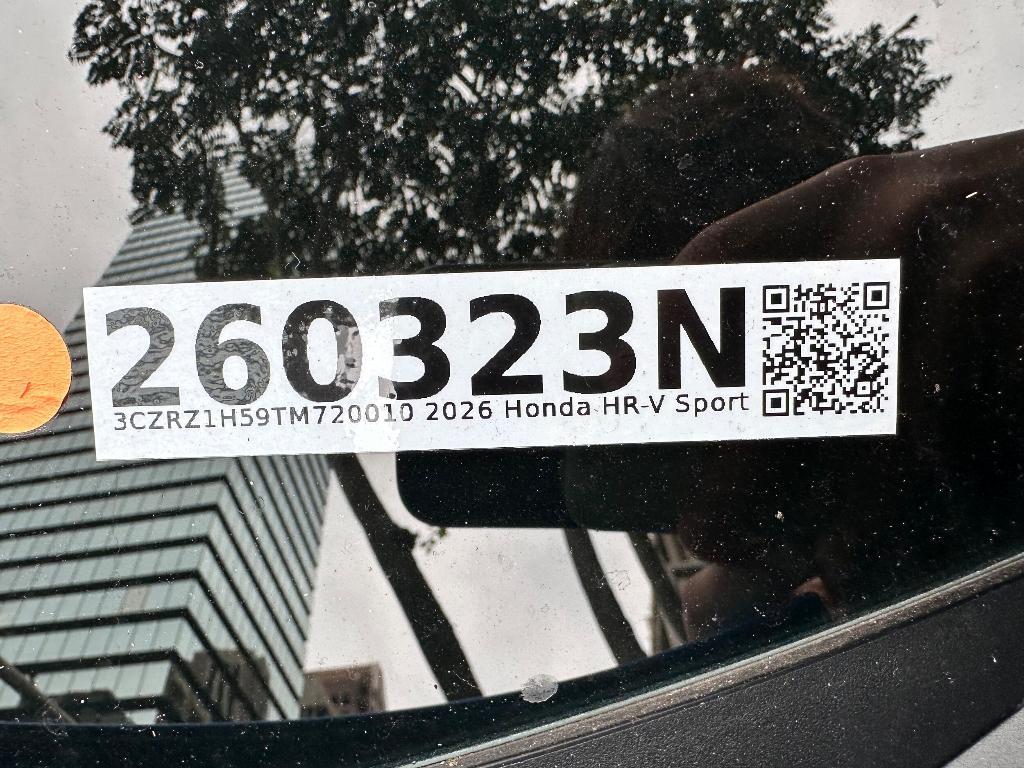 new 2026 Honda HR-V car, priced at $33,400