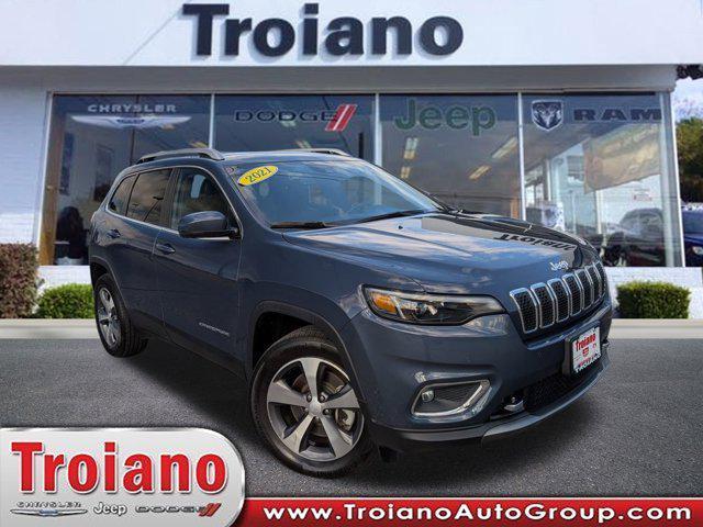 used 2021 Jeep Cherokee car, priced at $25,900