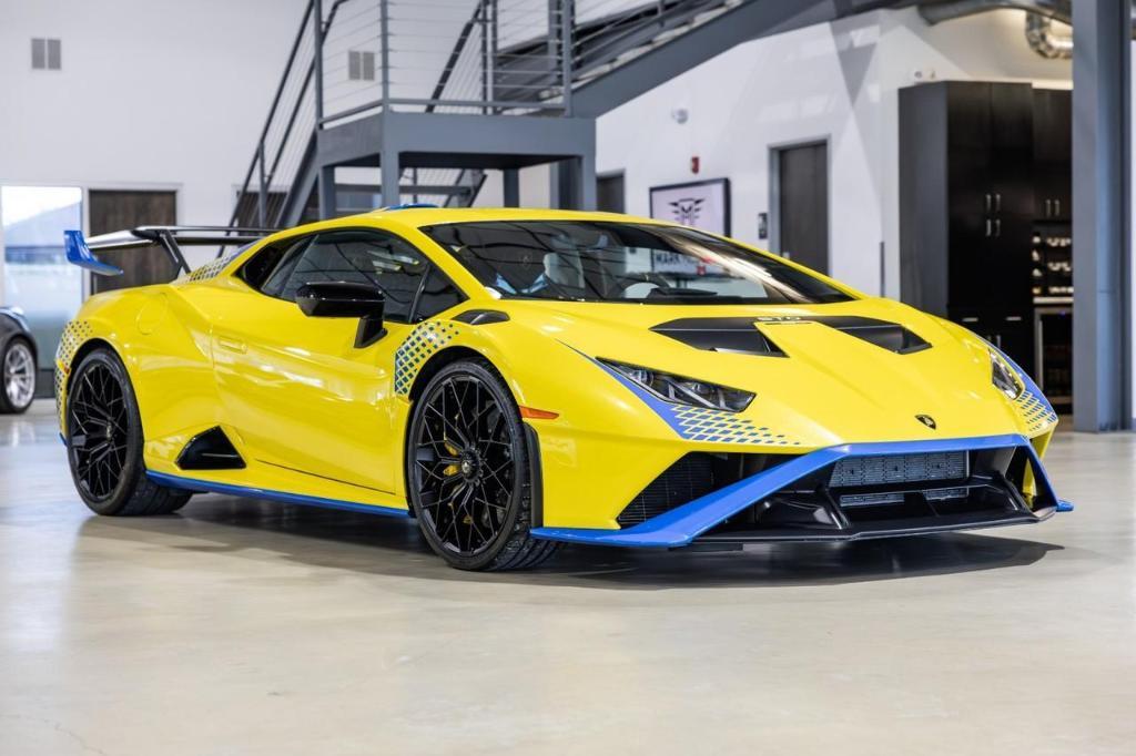 used 2022 Lamborghini Huracan STO car, priced at $397,919