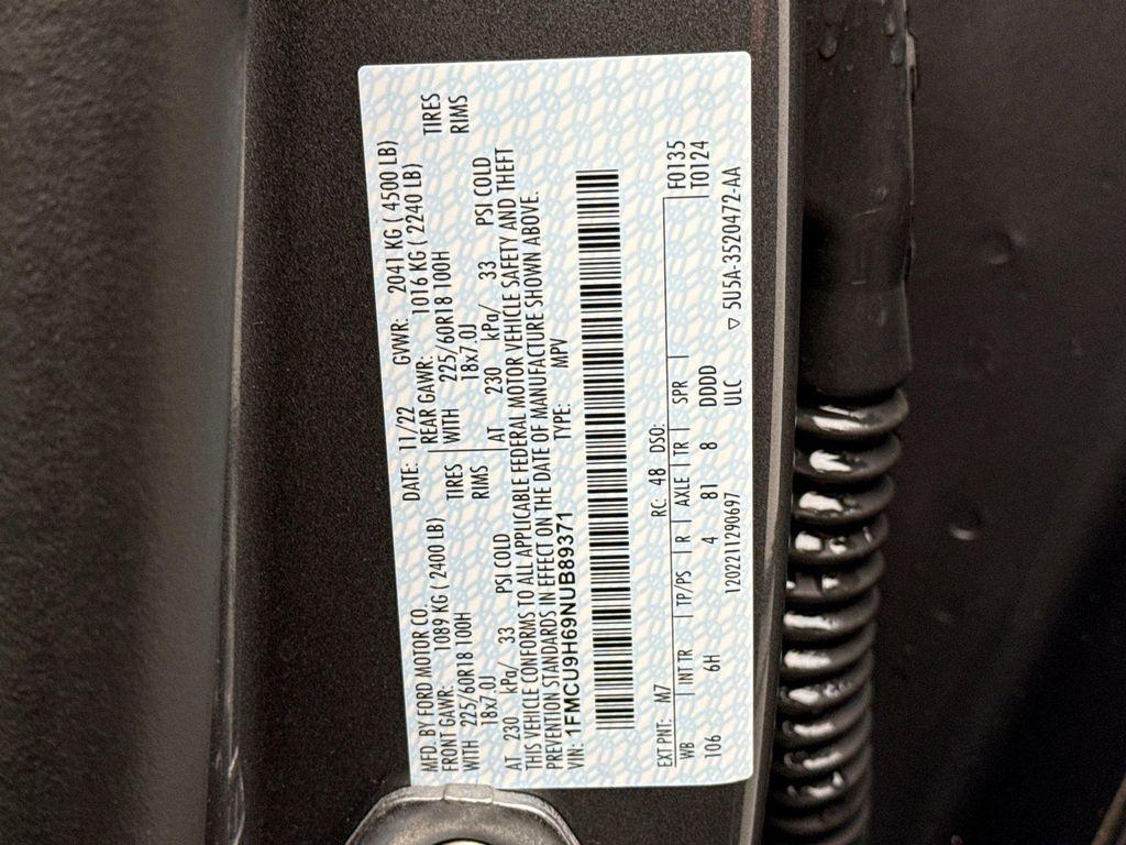 used 2022 Ford Escape car, priced at $21,398