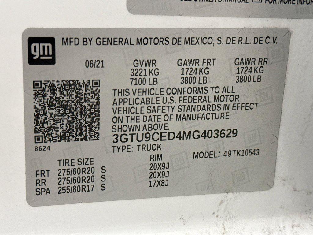used 2021 GMC Sierra 1500 car, priced at $38,039