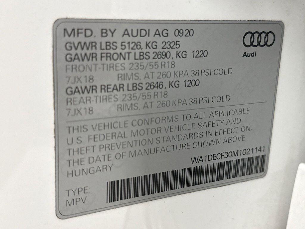 used 2021 Audi Q3 car, priced at $24,739