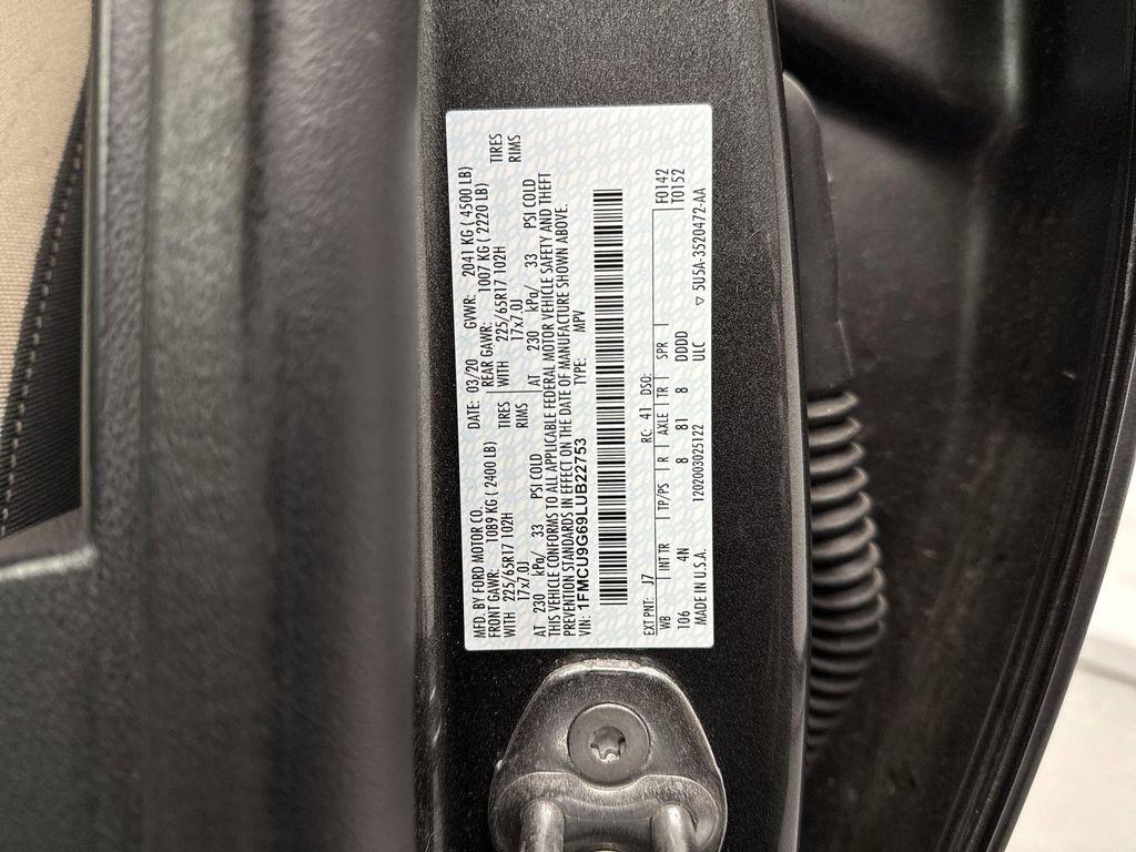 used 2020 Ford Escape car, priced at $15,749