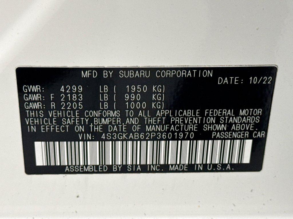 used 2023 Subaru Impreza car, priced at $20,199