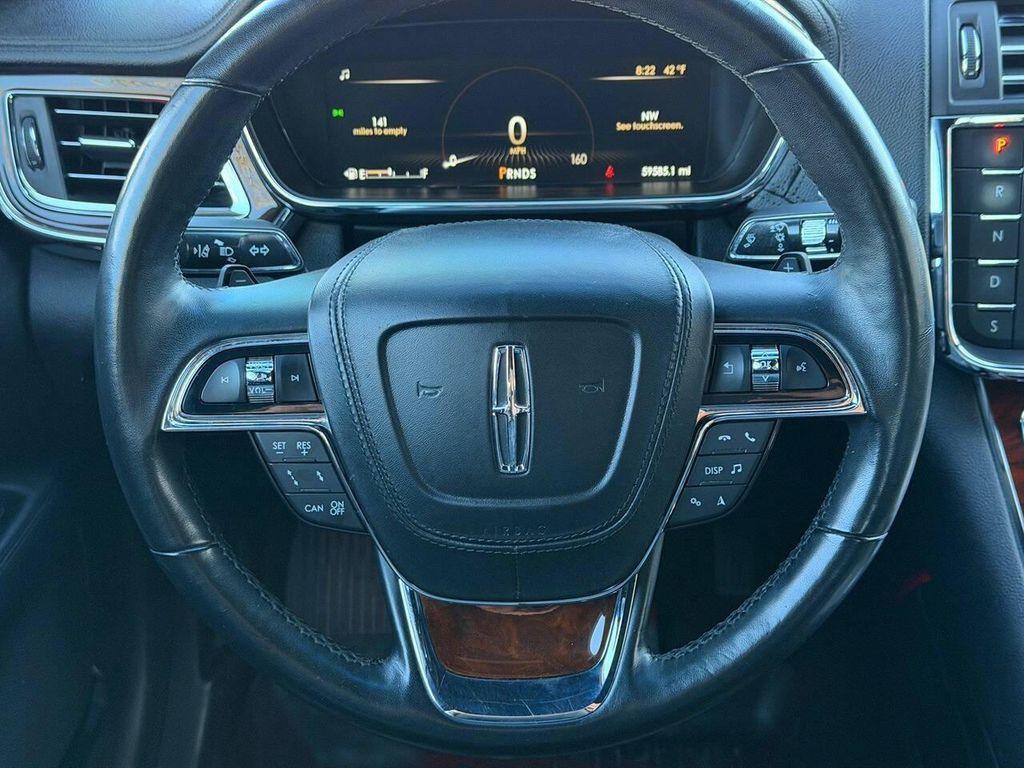 used 2019 Lincoln Continental car, priced at $17,290