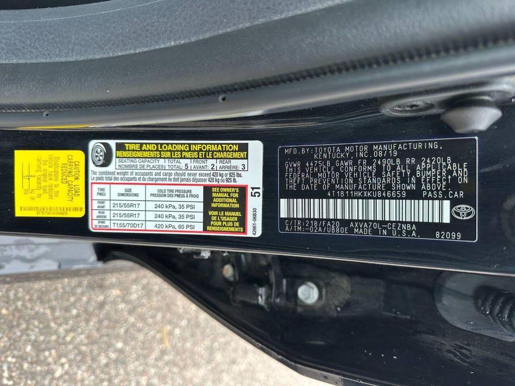 used 2019 Toyota Camry car, priced at $14,990