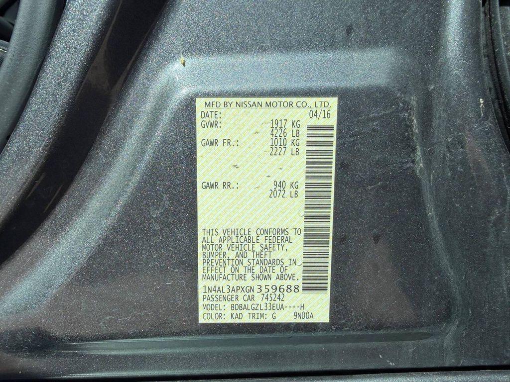 used 2016 Nissan Altima car, priced at $7,900