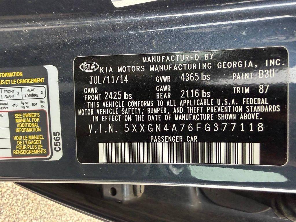 used 2015 Kia Optima car, priced at $6,490