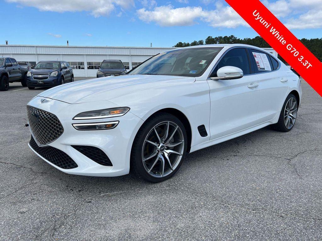 used 2022 Genesis G70 car, priced at $30,852