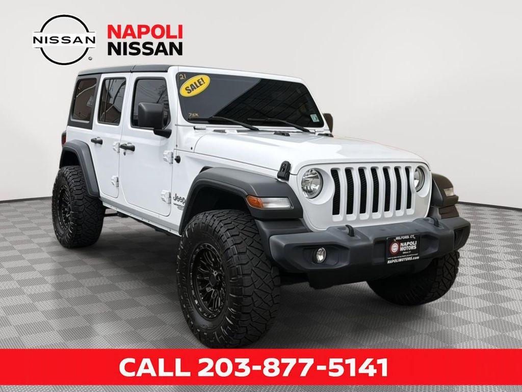 used 2021 Jeep Wrangler Unlimited car, priced at $22,765
