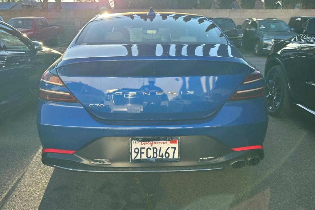 used 2023 Genesis G70 car, priced at $29,786