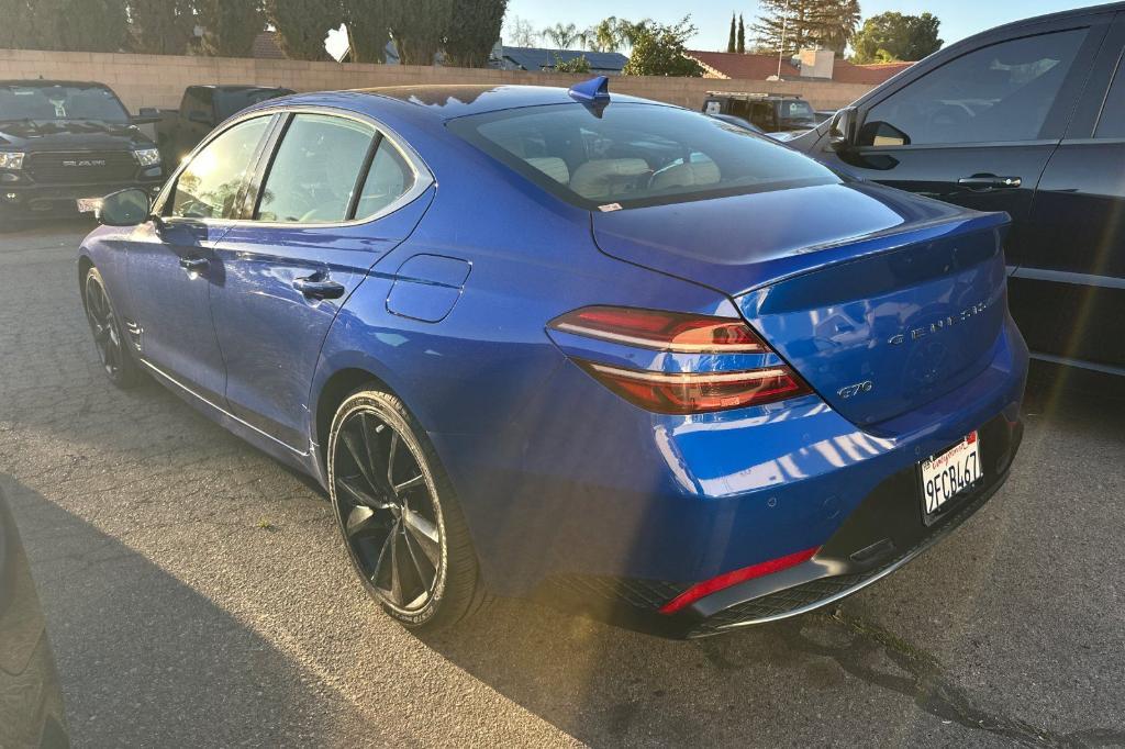 used 2023 Genesis G70 car, priced at $29,786