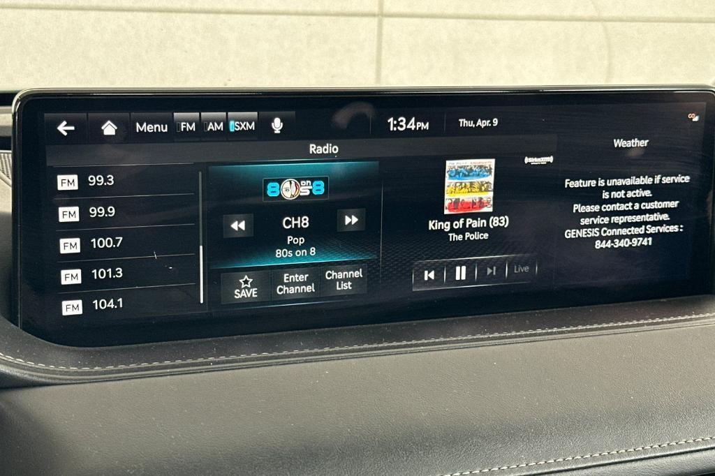 used 2023 Genesis G80 car, priced at $27,525