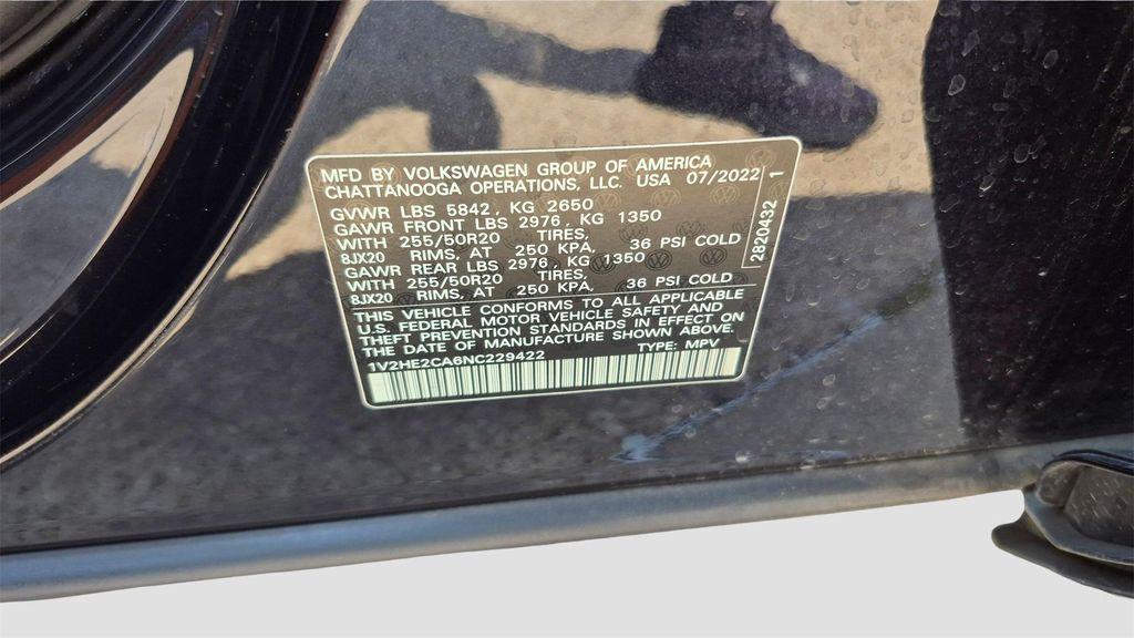 used 2022 Volkswagen Atlas Cross Sport car, priced at $25,990