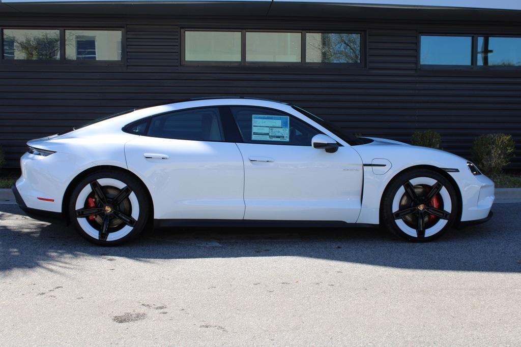 new 2025 Porsche Taycan car, priced at $142,485