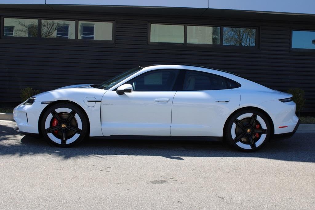 new 2025 Porsche Taycan car, priced at $142,485