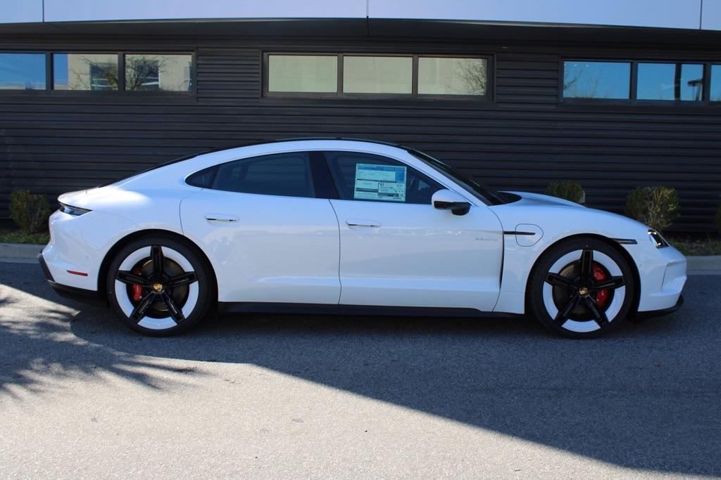 new 2025 Porsche Taycan car, priced at $153,085