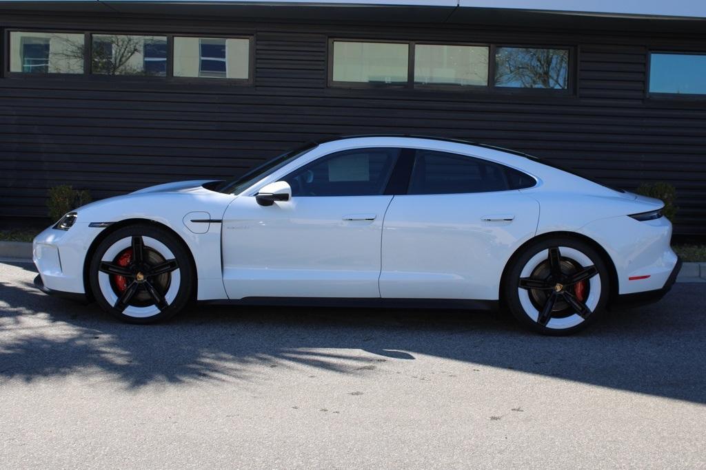 new 2025 Porsche Taycan car, priced at $153,085