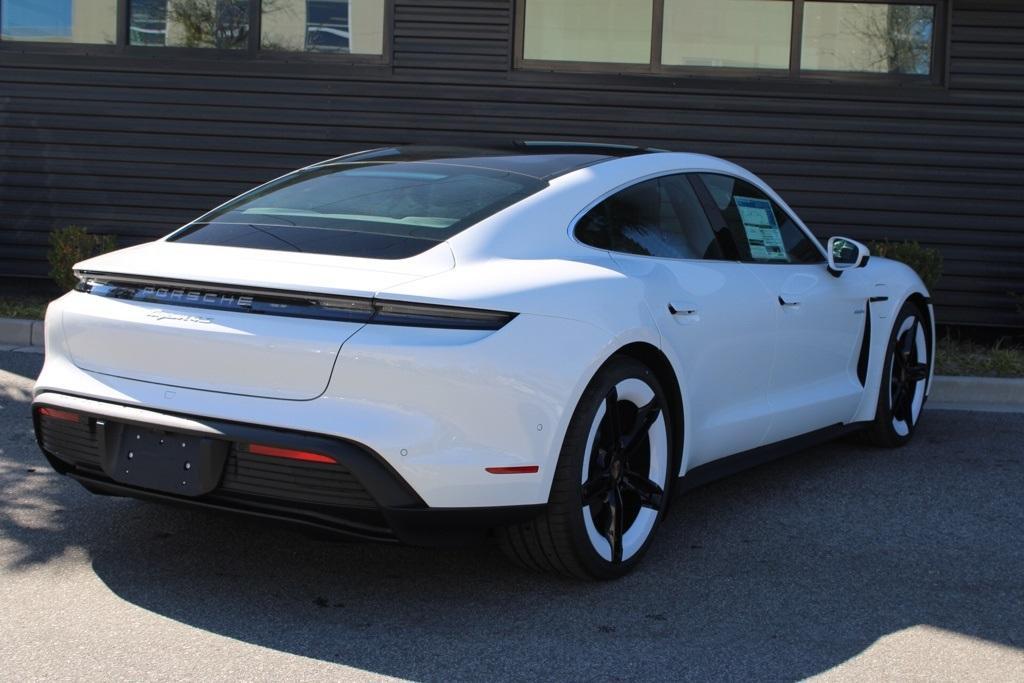 new 2025 Porsche Taycan car, priced at $153,085