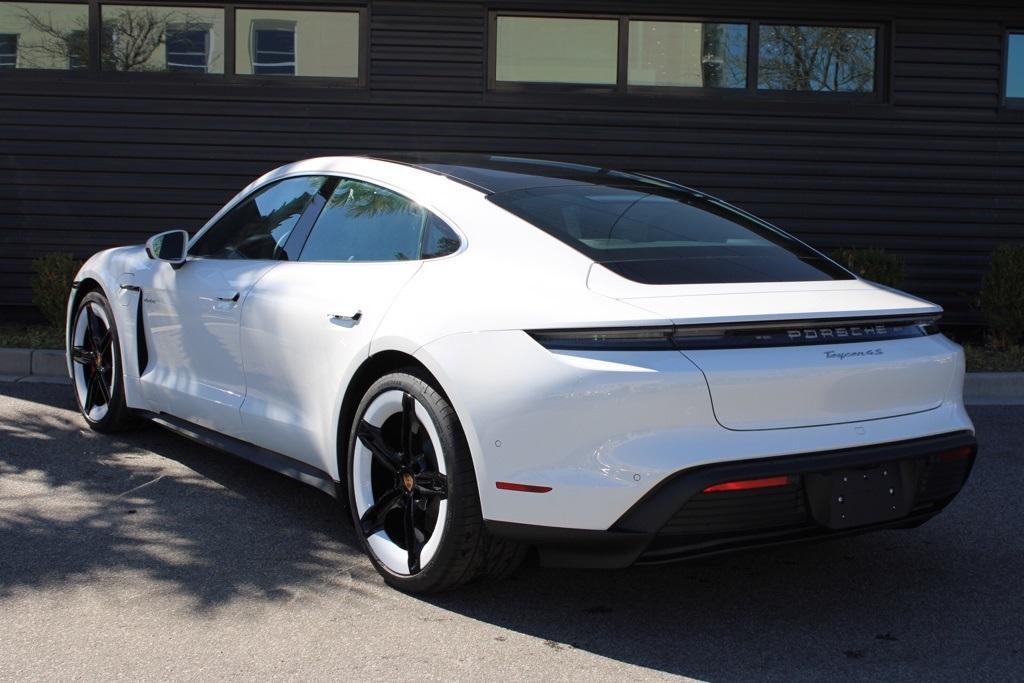 new 2025 Porsche Taycan car, priced at $153,085
