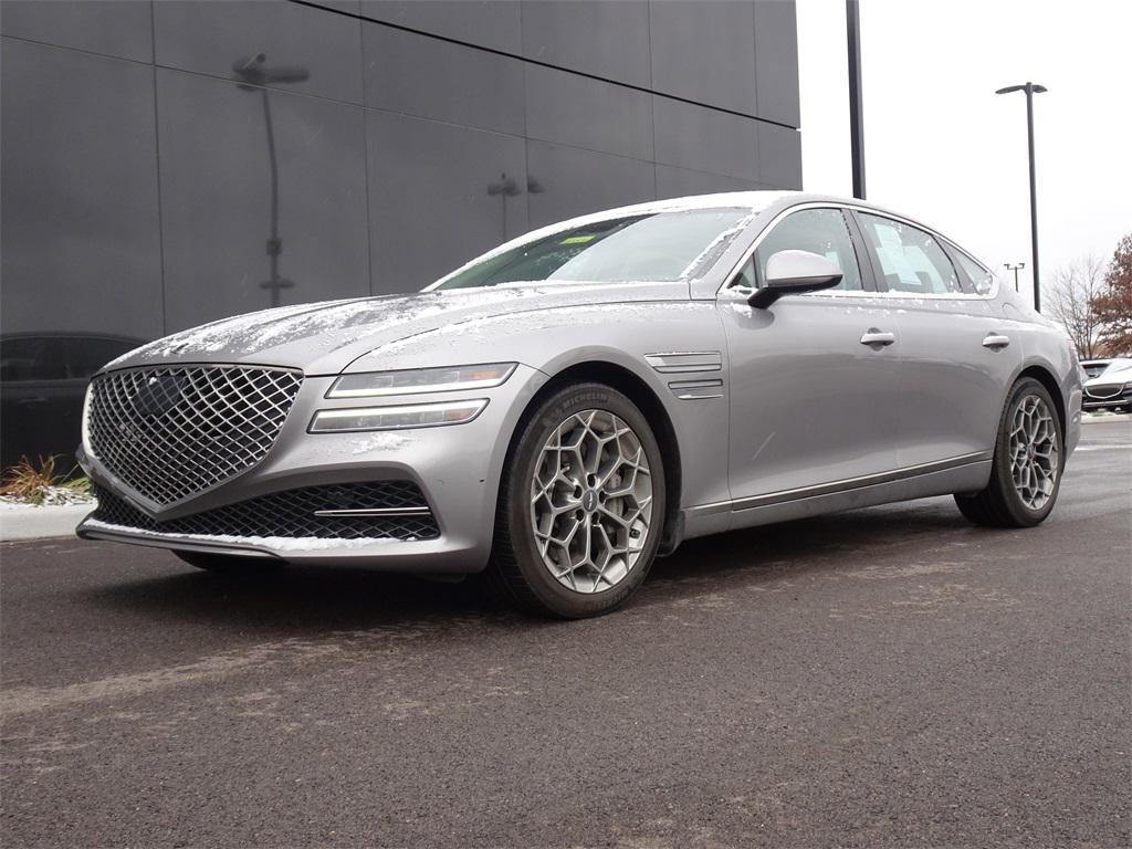 used 2021 Genesis G80 car, priced at $31,500