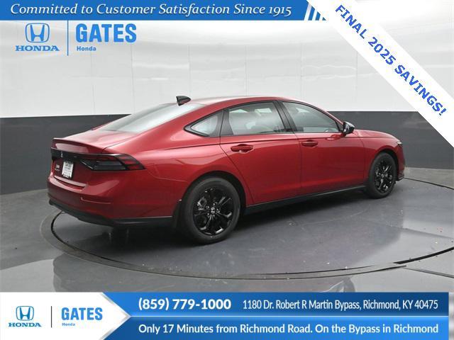 new 2025 Honda Accord car, priced at $32,165