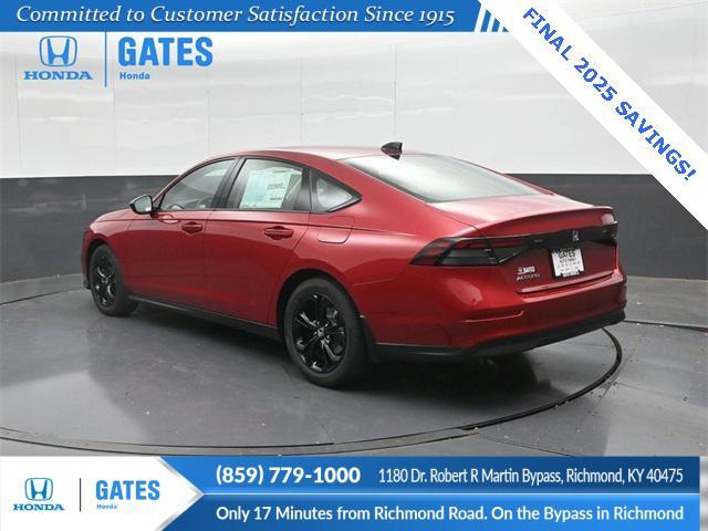 new 2025 Honda Accord car, priced at $32,165