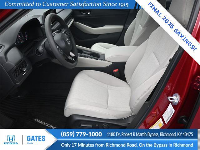 new 2025 Honda Accord car, priced at $32,165