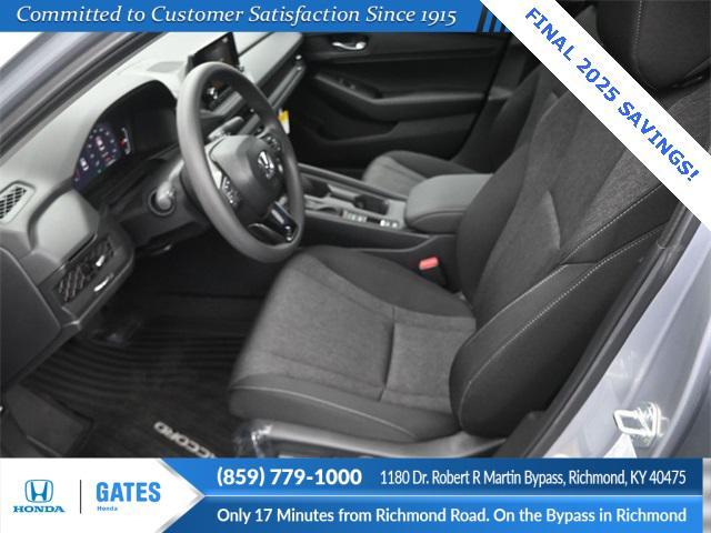 new 2025 Honda Accord car, priced at $31,710