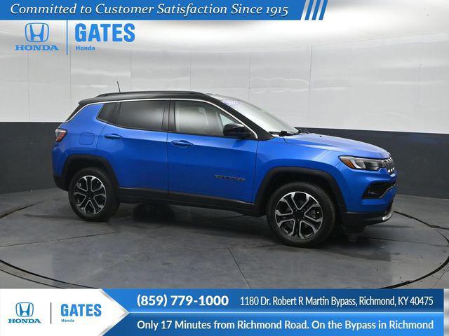 used 2022 Jeep Compass car, priced at $24,890