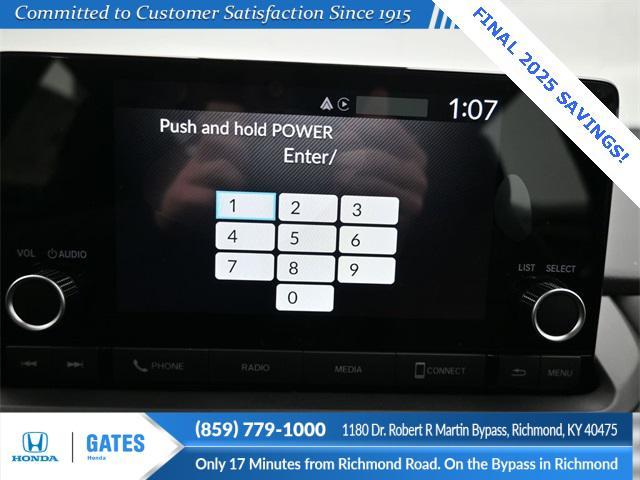 new 2025 Honda Accord car, priced at $29,490